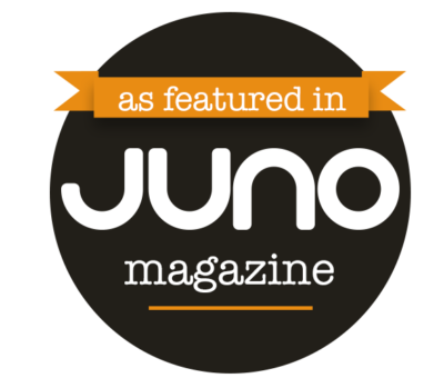 as featured in Juno Magazine