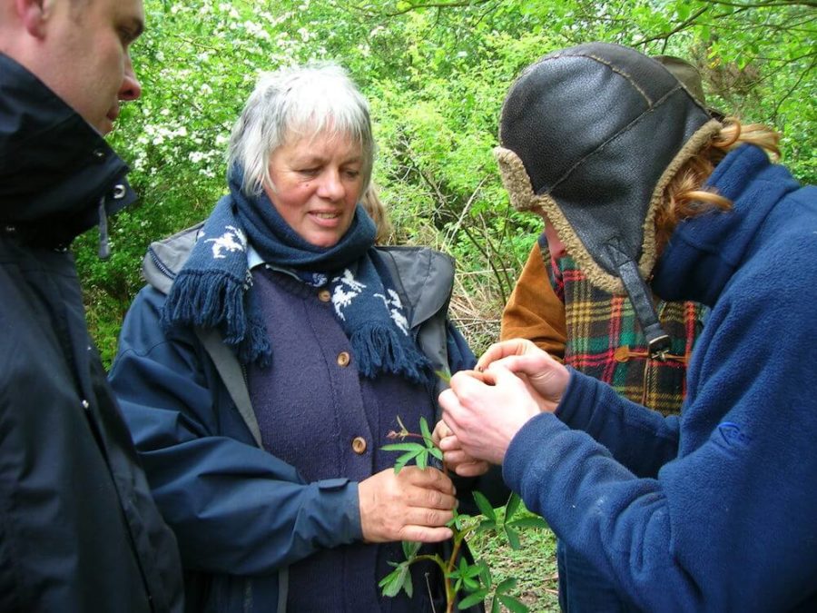 Margaret Colquhoun teaching at Pishwanton. Photo:The Life Science Trust