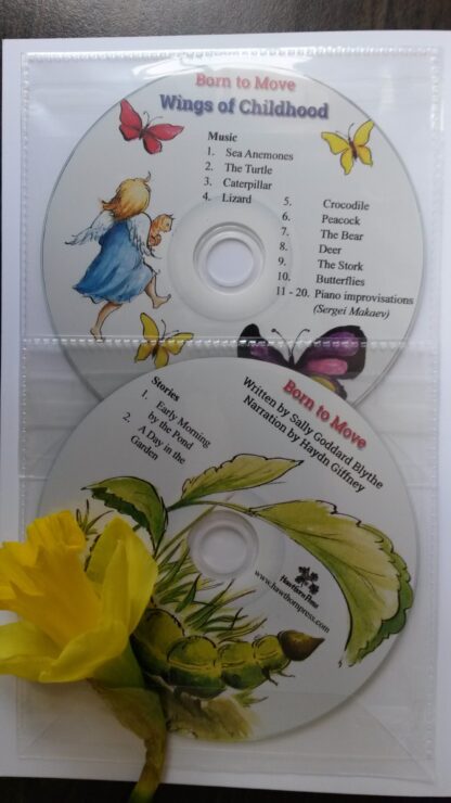 CDs with daffodil