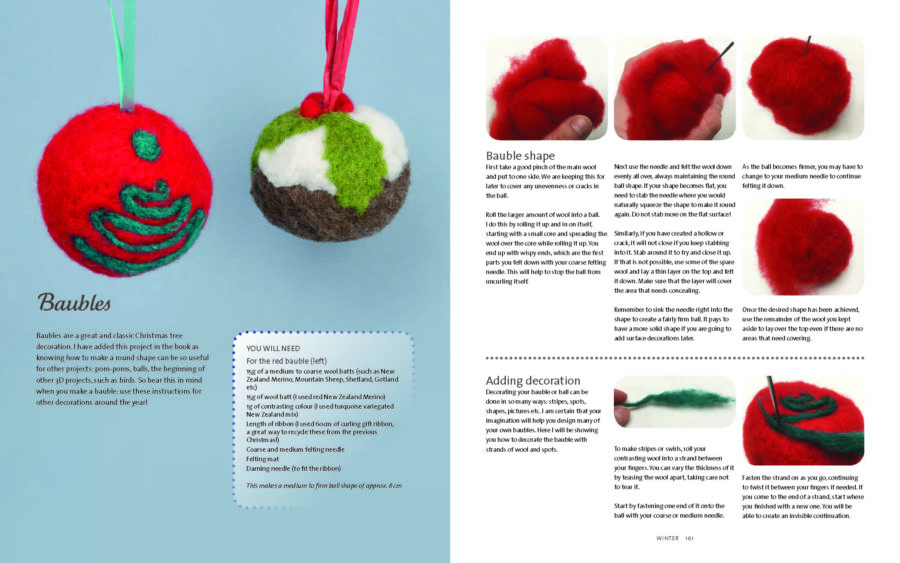 Making Simple Needle Felts - by Steffi Stern • PAPER SCISSORS STONE