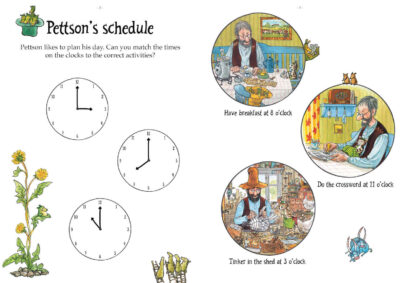 Pettson's schedule