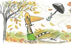 Findus in the autumn wind