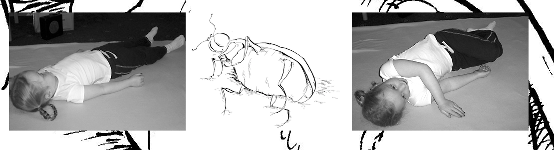 child rolling over