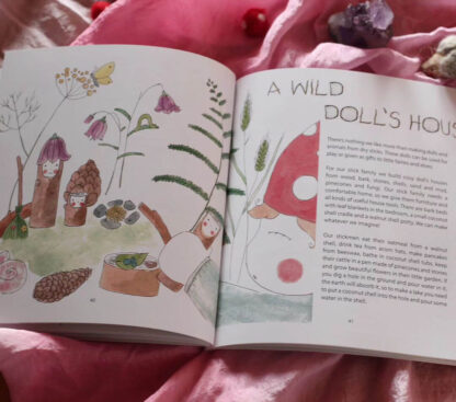 spread from the book Creative Nature Play