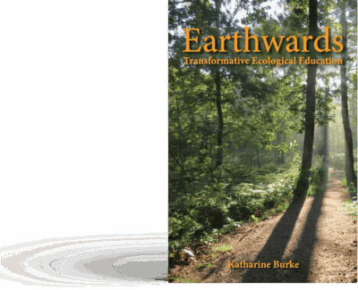 A copy of Earthwards standing upright casting a shadow